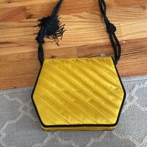 Valentino satin yellow bag